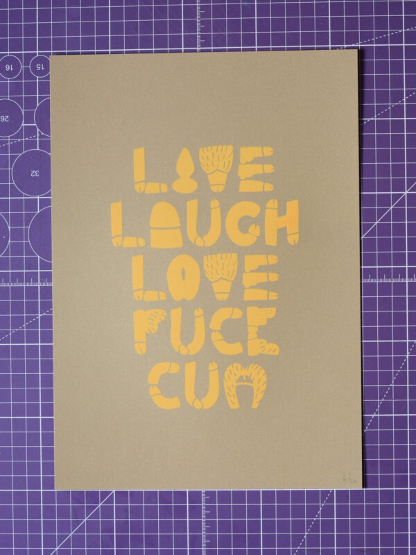 Live laugh love fuck cum